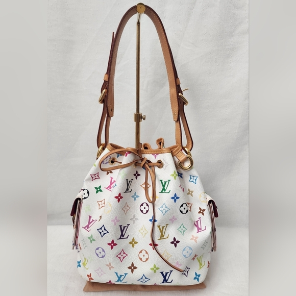 Louis Vuitton Handbags - Auth Louis Vuitton Multicolor Murakami Neo Petit Bag